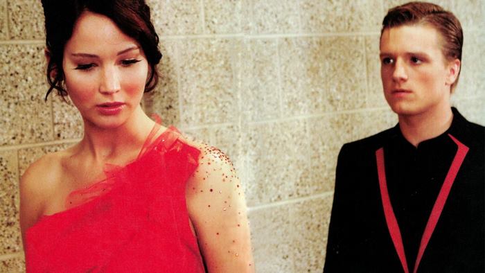 Katniss Everdeen and Peeta Mellark from The Hunger Games