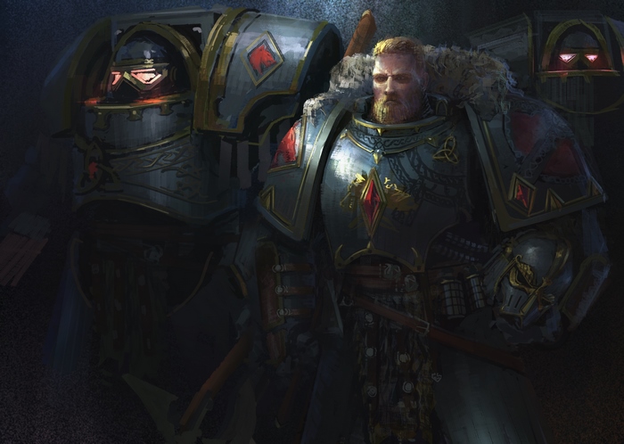 Space Marines in ornate armor