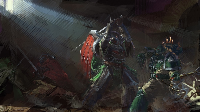 Space Marines in combat