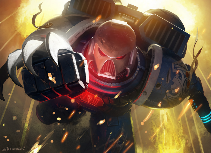 Space Marine from Warhammer 40,000