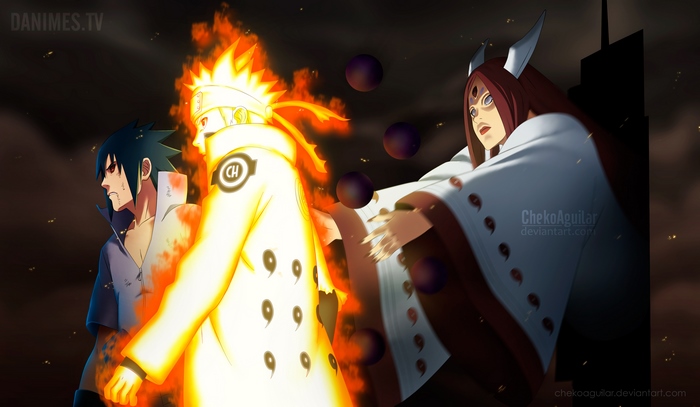 Naruto and Sasuke vs Kaguya Ōtsutsuki