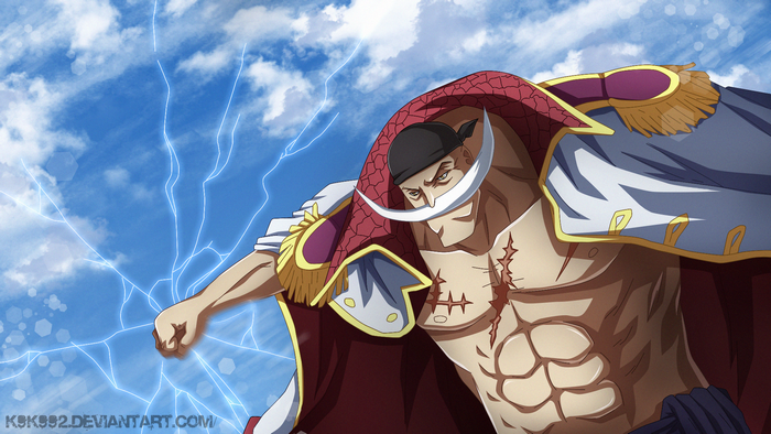 Powerful Edward Newgate with Lightning Aura