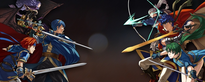 Fire Emblem characters in battle