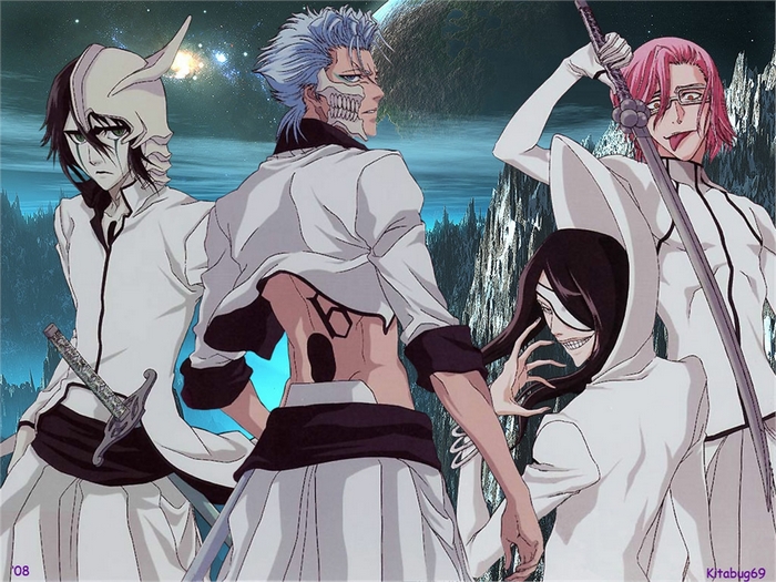 Four Arrancars from Bleach