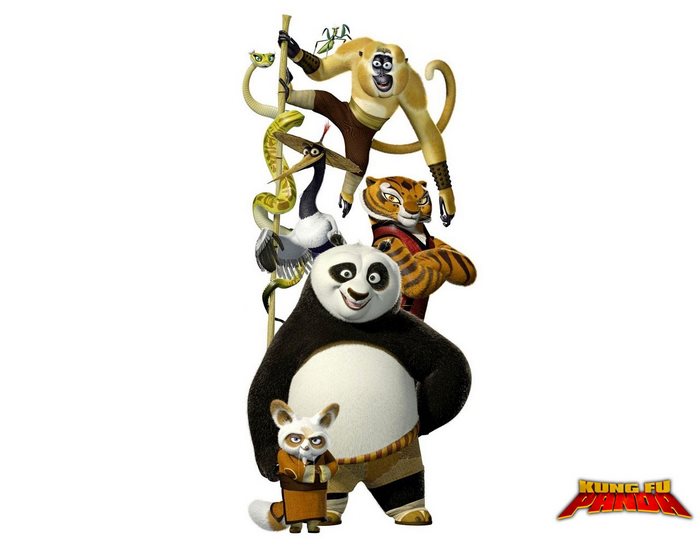 The Furious Five from Kung Fu Panda
