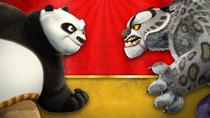 Po and Tai Lung from Kung Fu Panda