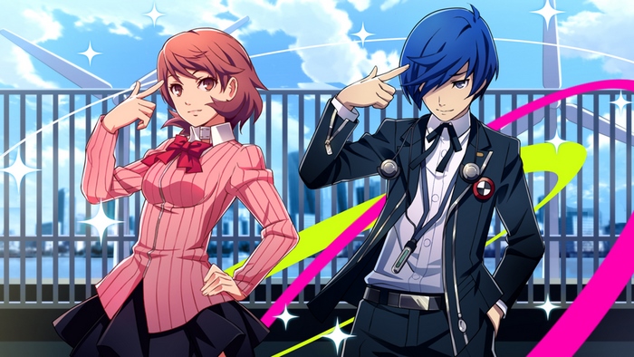 Minato Arisato and Kotone Shiomi from Persona 3