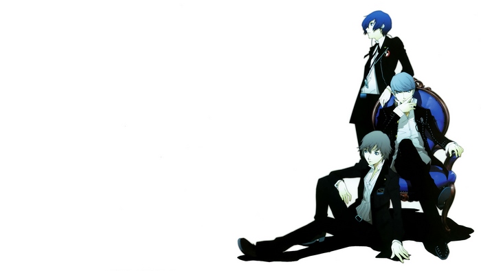 Minato Arisato and friends from Persona 3