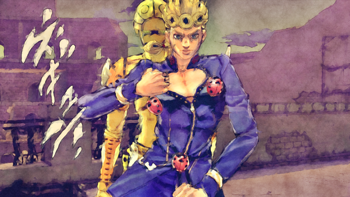 Giorno Giovanna and Golden Experience from JoJo's Bizarre Adventure