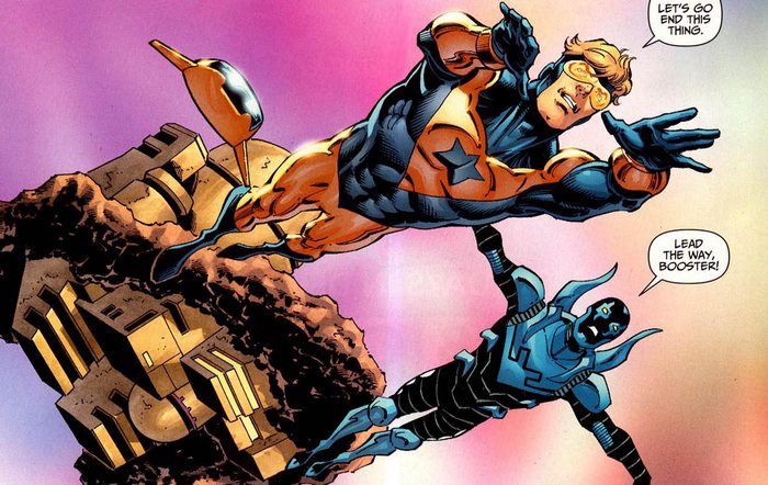 Booster Gold and Blue Beetle from DC Comics