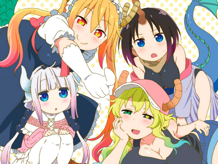Kobayashi's Dragon Maid Characters
