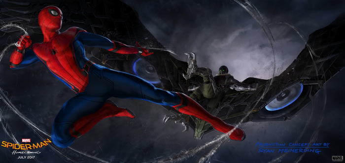 Spider-Man vs. Vulture from Spider-Man: Homecoming