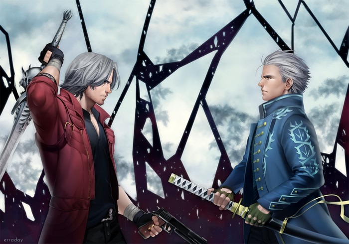 Dante and Vergil from Devil May Cry