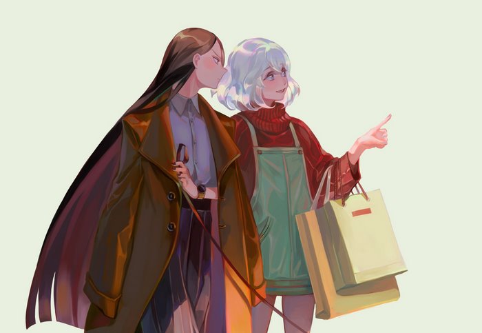 Bort and Phos from Houseki no Kuni