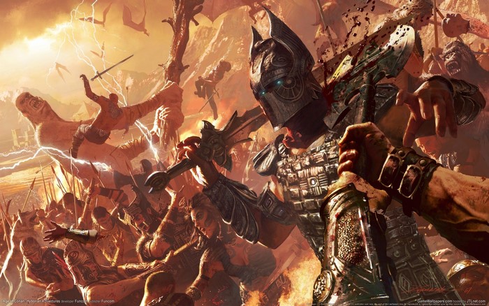 Conan the Barbarian battle scene