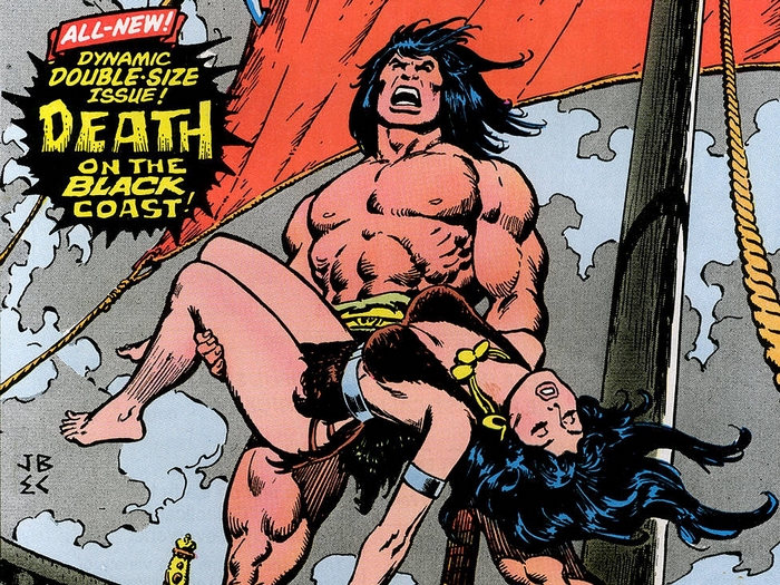 Conan the Barbarian comic cover Death on the Black Coast
