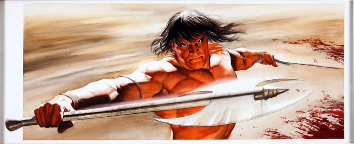 Conan the Barbarian with Axe