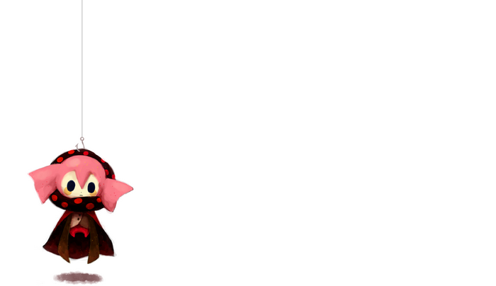Charlotte from Puella Magi Madoka Magica hanging