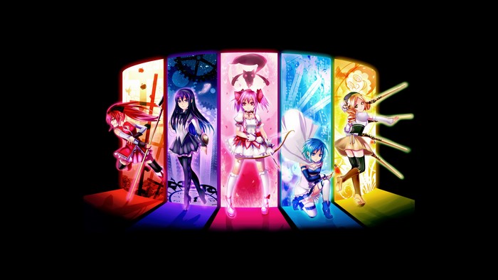 Magical Girls from Puella Magi Madoka Magica