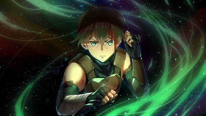 Haruhiro from Grimgar of Fantasy and Ash