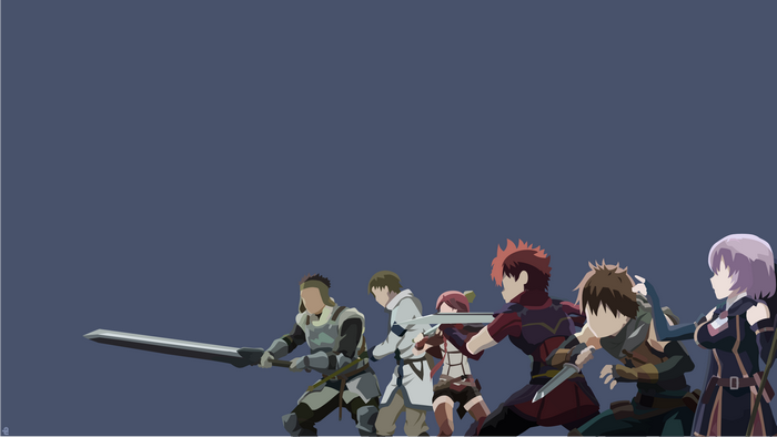 Characters from Grimgar of Fantasy and Ash