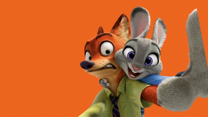 Judy Hopps and Nick Wilde from Zootopia