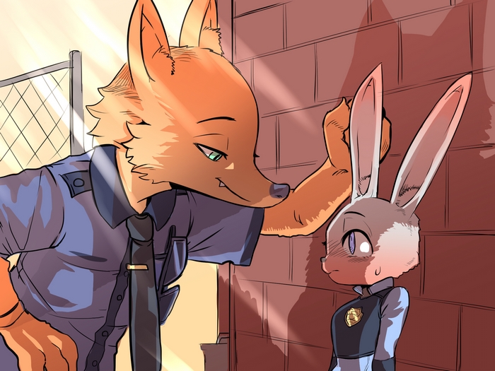 Judy Hopps and Nick Wilde from Zootopia