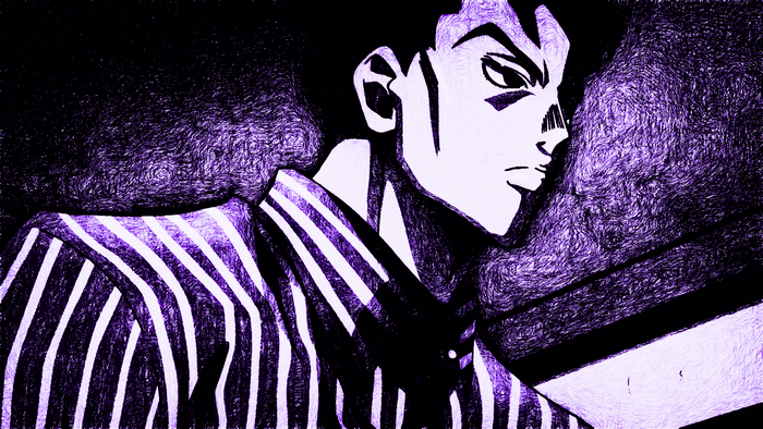 Kosaku Kawajiri from Jojo's Bizarre Adventure