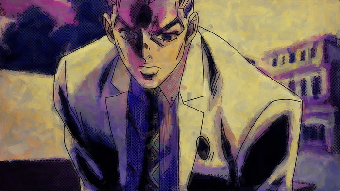 Kosaku Kawajiri from JoJo's Bizarre Adventure