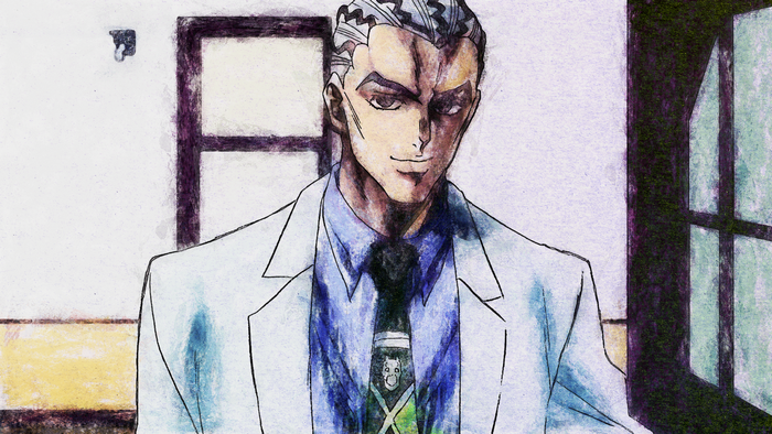 Kosaku Kawajiri from JoJo's Bizarre Adventure