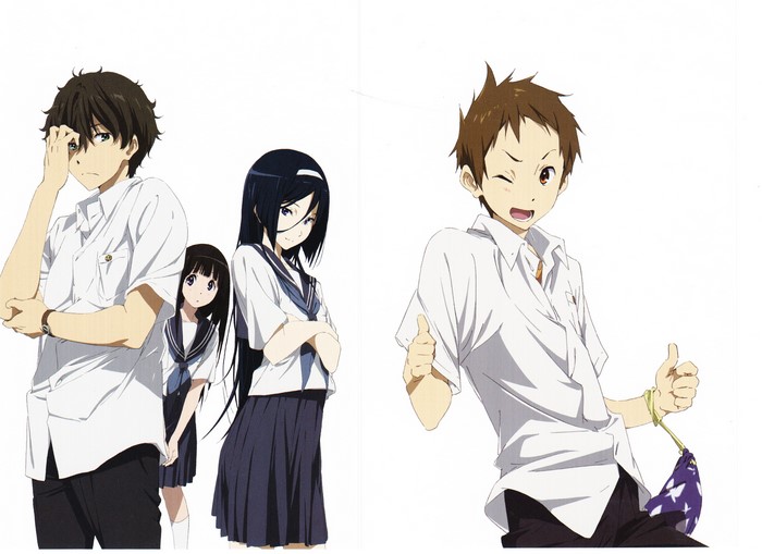 Hyouka: Satoshi Fukube and friends