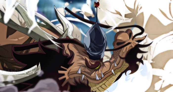 Kaido in Dragon Form from One Piece