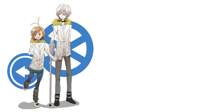 Accelerator and Misaka Mikoto from Toaru Kagaku No Railgun