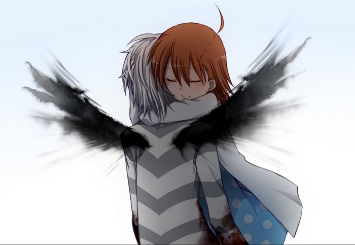 Accelerator and Misaka Mikoto from Toaru Majutsu no Index