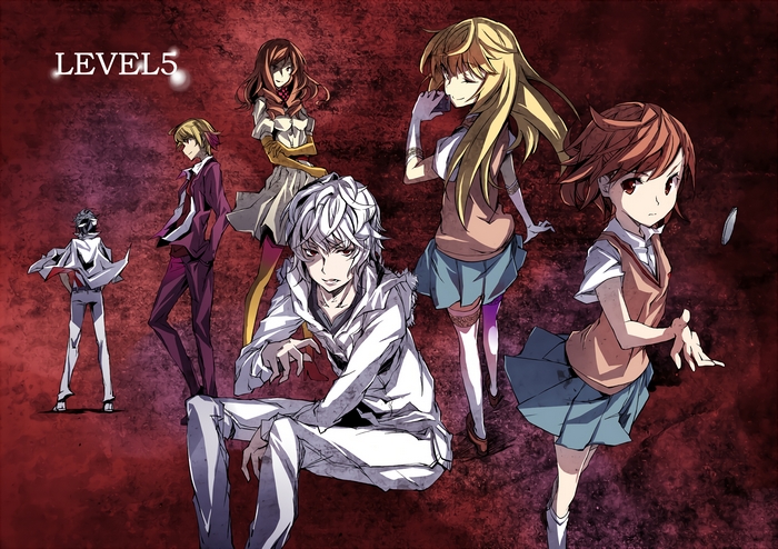 Level 5 characters from To Aru Kagaku No Railgun