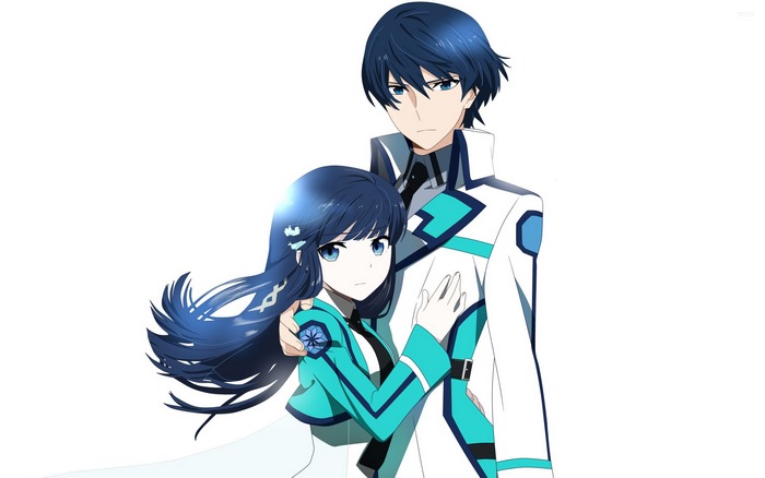 Miyuki Shiba and Tatsuya Shiba from The Irregular at Magic High School