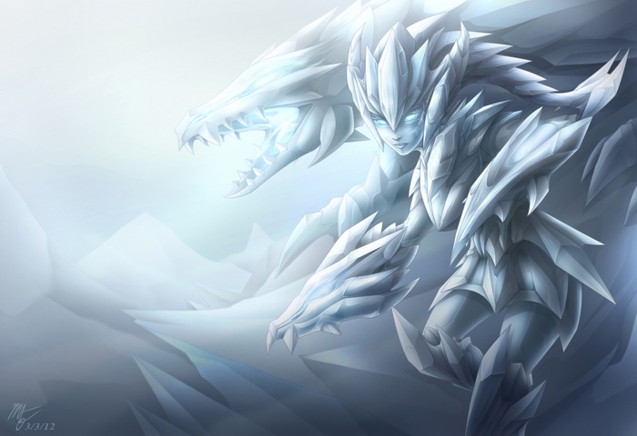 Ice Shyvana from League of Legends