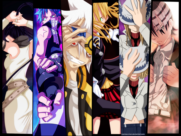 Soul Eater characters collage