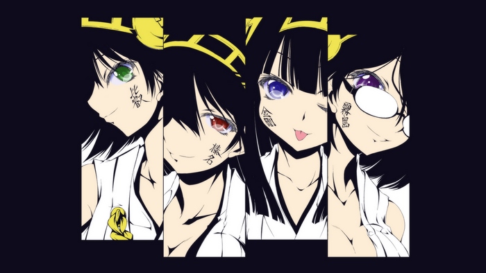 Four girls from Kantai Collection