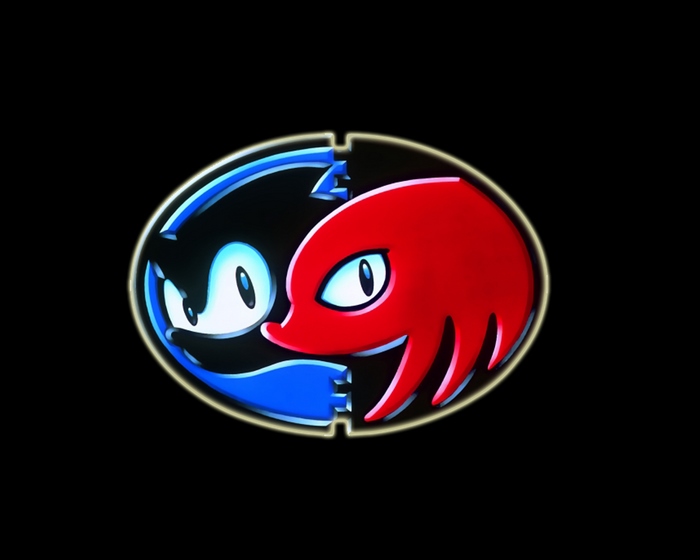 Sonic the Hedgehog and Knuckles the Echidna logo