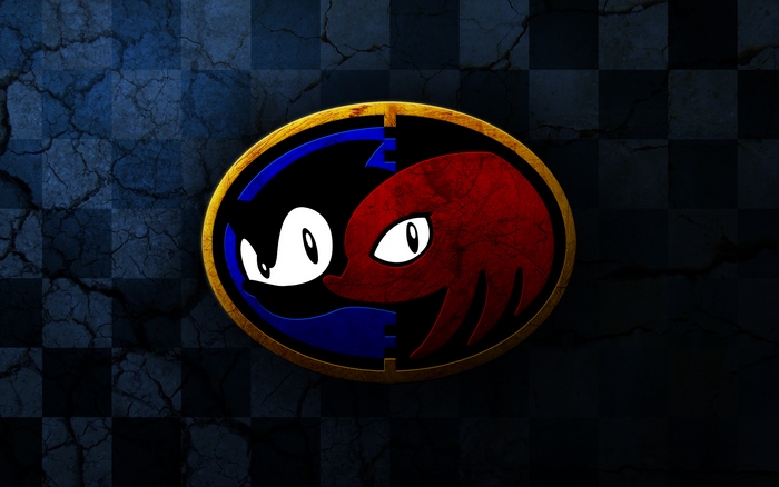 Sonic the Hedgehog and Knuckles the Echidna logo