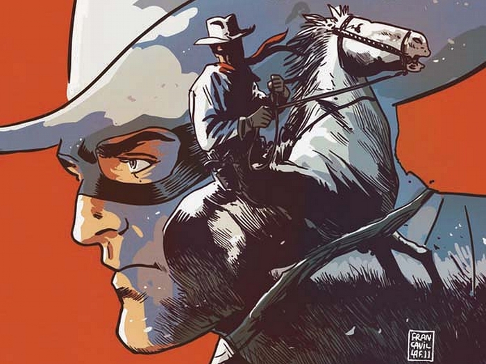 The Lone Ranger on Horseback