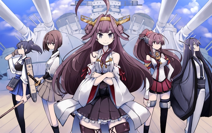 Nagato and friends from Kantai Collection