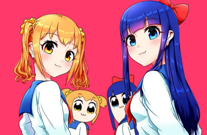 Popuko and Pipimi from Pop Team Epic