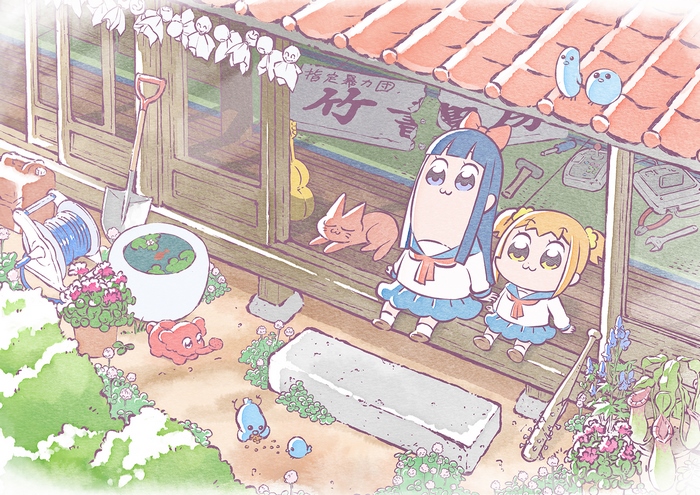 Popuko and Pipimi from Pop Team Epic