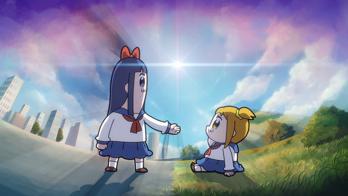 Popuko and Pipimi from Pop Team Epic