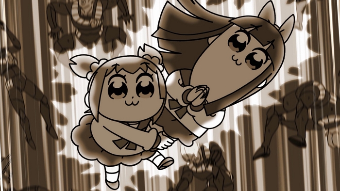 Popuko and Pipimi from Pop Team Epic