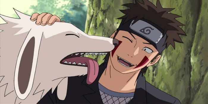 Kiba Inuzuka and Akamaru from Naruto