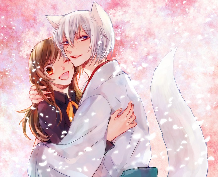 Tomoe and Nanami Momozono from Kamisama Kiss