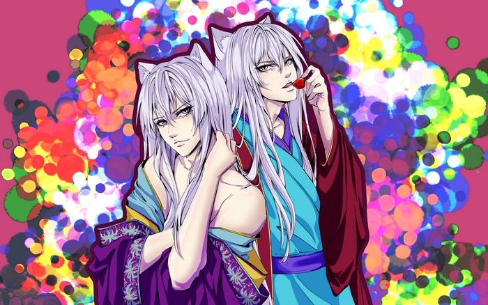Tomoe from Kamisama Kiss with another character